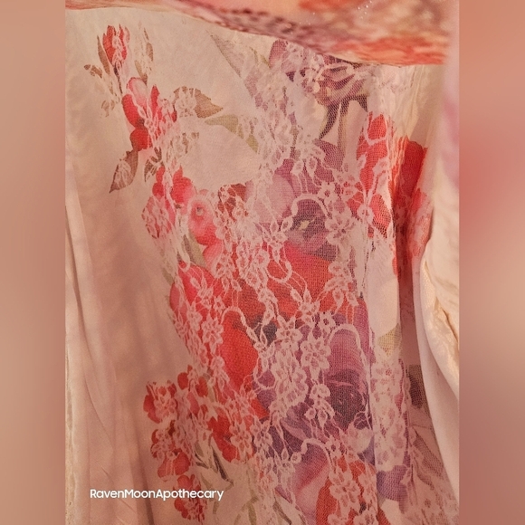 Brittany Black 1x  Flower Print Shirt - Picture 4 of 12